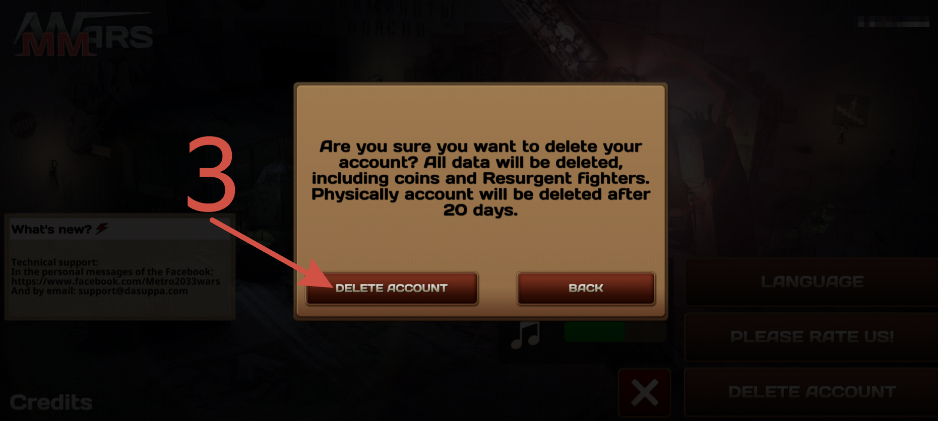 Account deletion 3
