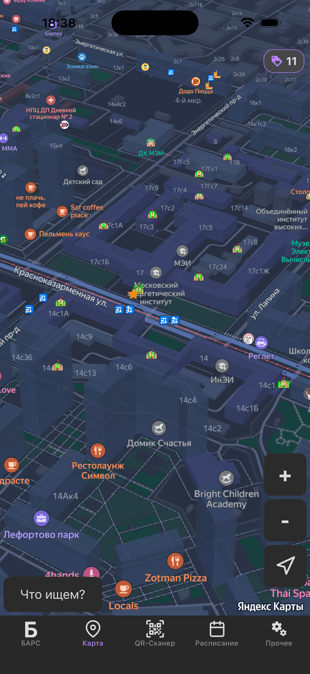Общий вид карты
